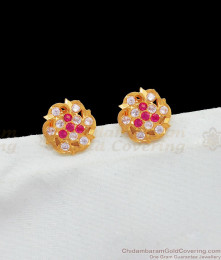 Latest Gold Stud Earrings for Women Daily Use Imitation Jewelry ER1976