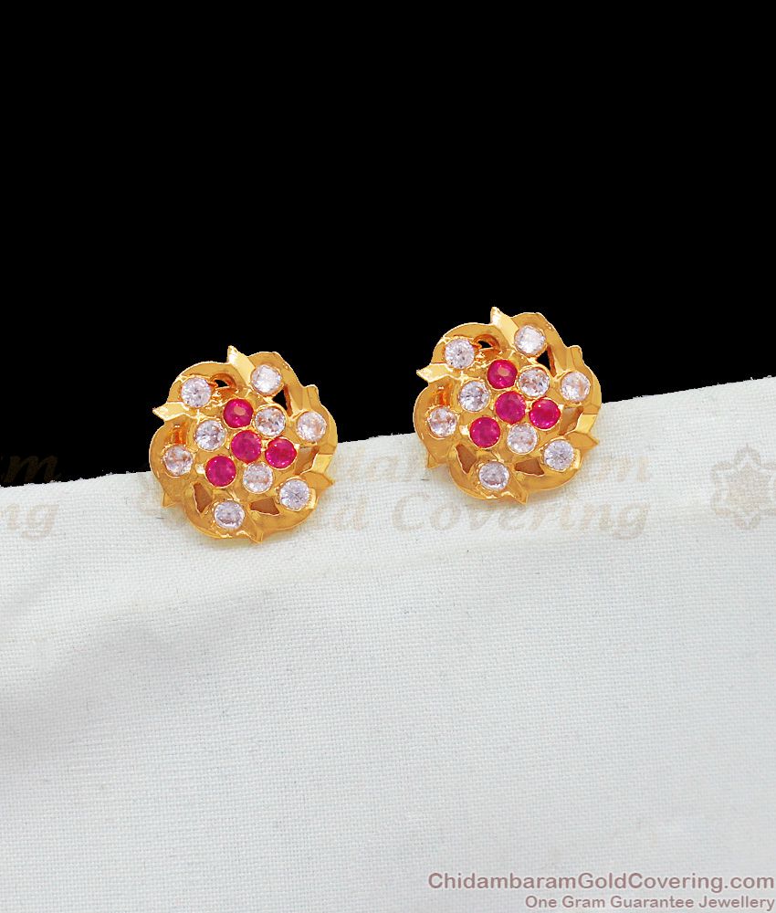 Latest Gold Stud Earrings for Women Daily Use Imitation Jewelry ER1976