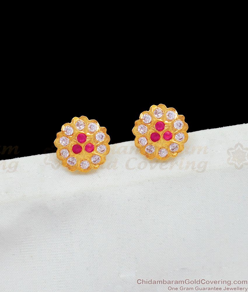 Simple Impon Stud Earring Collections Online Shopping Imitation Jewelry ER1977