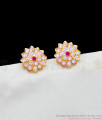 Impon Studs Medium Size Earring Design Gati Stone Shop Online ER2003