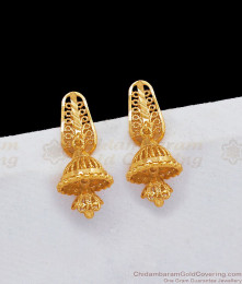 Trendy Peacock Gold Jhumki Trendy Model Party Wear Earrings ER20231