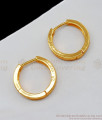 Circle Gold Hoop Earrings For Women Daily Wear Shop Online ER2051