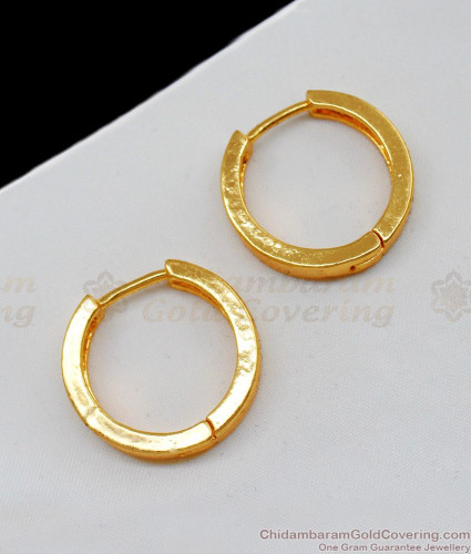 Buy Admirable Gold Hoop Earrings Online | CaratLane