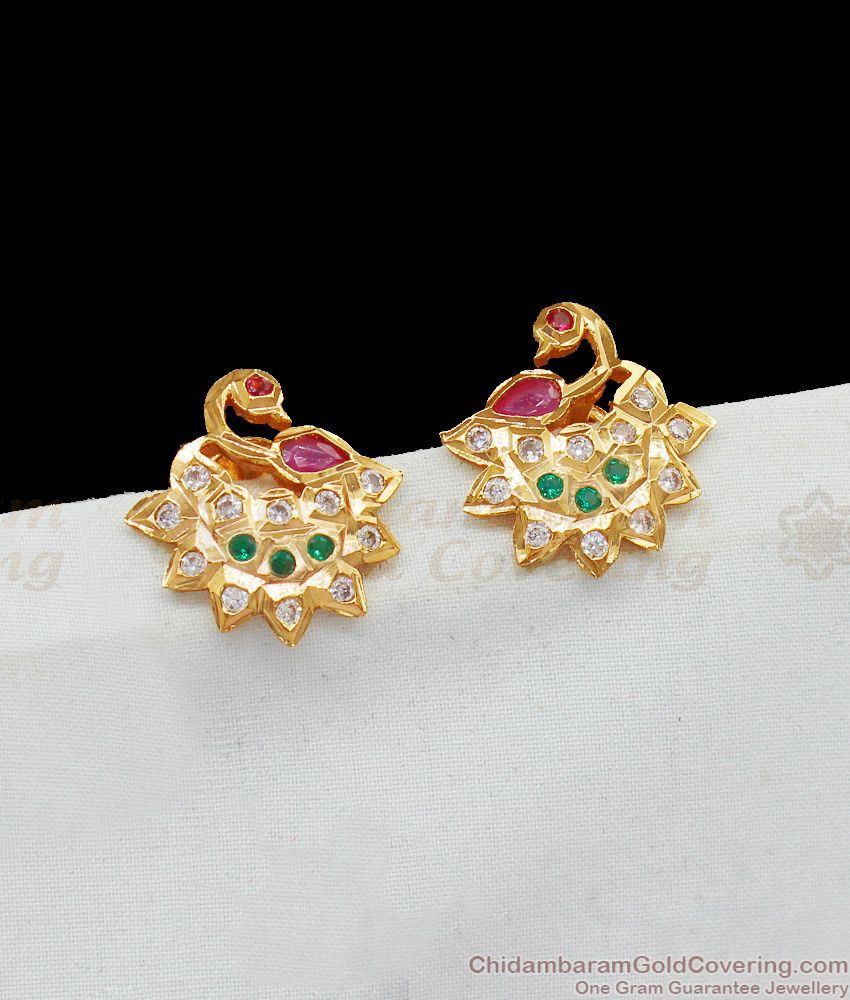 Traditional Impon Earrings Five Metal Jewelry Online Shopping ER2054