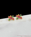 Daily Wear Stone Earrings Butterfly Studs For Teen Girls ER2056