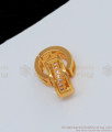 Diamond Hoop Earrings Design Latest One Gram Gold For Daily Wear ER2075