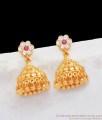 Medium Size Five Metal Jhumkas For Women Buy Online Shopping ER2080