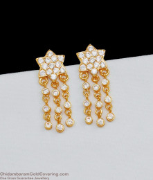 Original Impon Design White Stone Gold Earrings ER2106 Original Impon Design White Stone Gold Earrings ER2106