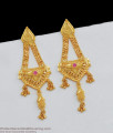 Attractive Wedding Collection Forming Gold Earrings ER2111