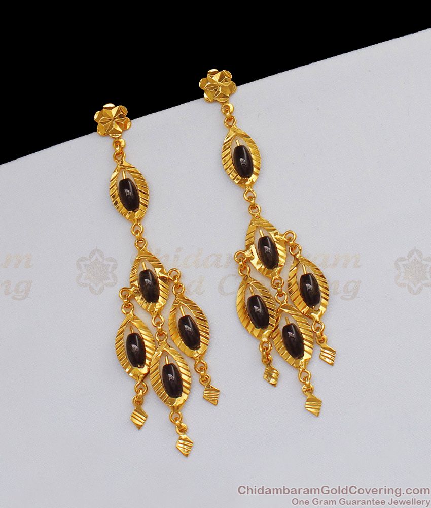 Attractive Gold Earring Imitation Long Dangler ER2145