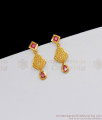 Latest Ruby Stone Gold Earrings Design ER2151