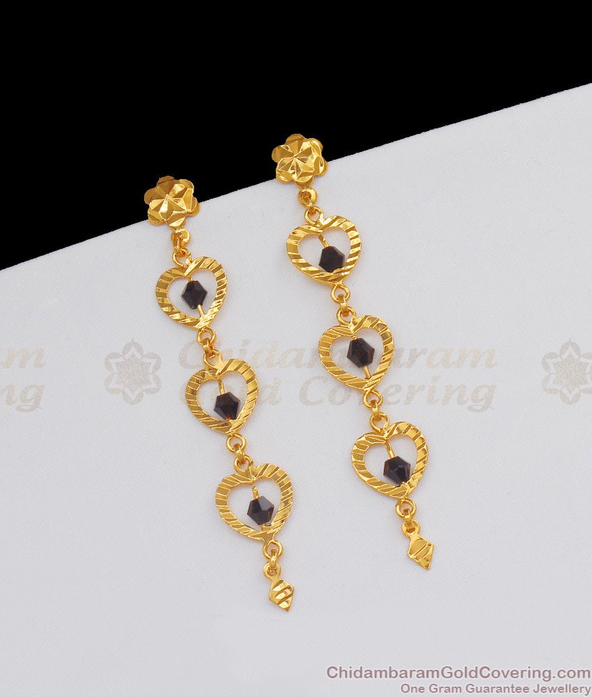 Fabulous Forming Gold Imitation Dangler Earrings For Ladies ER2156