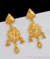 Fantastic Dangler Type Gold Earrings For Party Wear ER2176