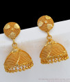 Attractive Umbrella Design jimmiki Type Gold Earrings ER2194