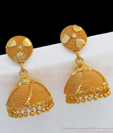 Attractive Umbrella Design jimmiki Type Gold Earrings ER2194 Attractive Umbrella Design jimmiki Type Gold Earrings ER2194