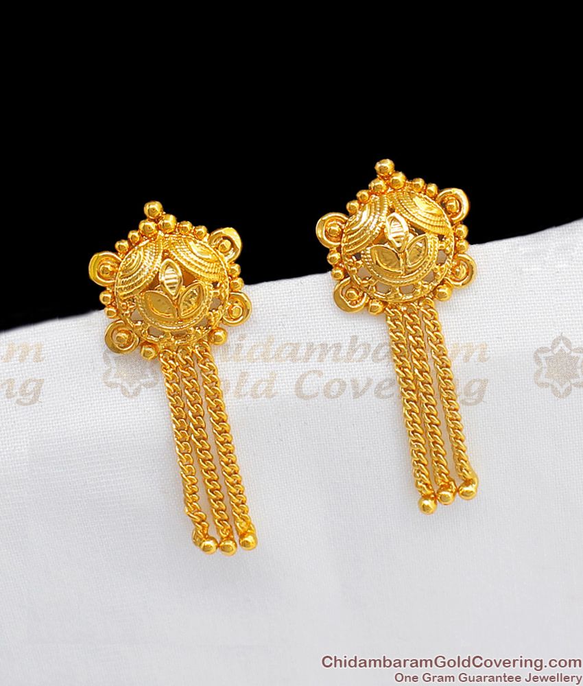 3 Gram Gold Plated Earring