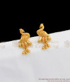 Beautiful Peacock Design One Gram Gold Earrings For Daily Wear ER2216