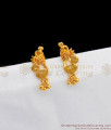 Simple Peacock Design One Gram Gold Earrings For Daily Wear ER2217