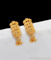Latest Leaf Design One Gram Gold Earrings For Daily Wear ER2238