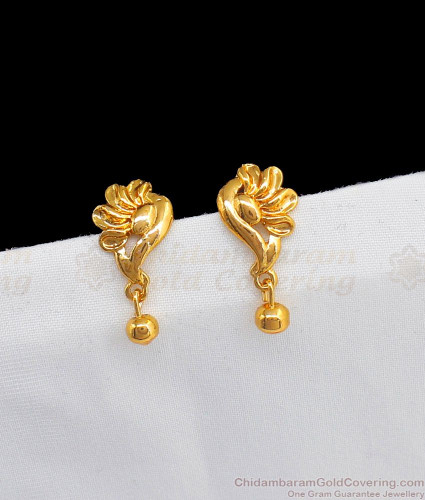 Buy Traditional Gold Earrings Design Simple Daily Use Earrings for Women