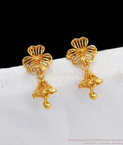 Buy Guarantee Gold Earrings For Daily Wear For Girls ER2239