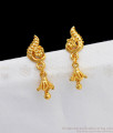 Fashionable Jhumka Type Gold Earrings For Party Wear ER2247