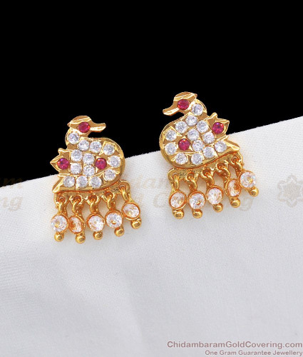 Kempu stone gold sale earrings