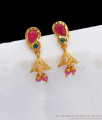 Colorful Multi Stone Gold Jimiki Earrings For Party Wear ER2272