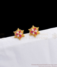 Small gold Stud Type Earrings For regular Wear ER2285 Small gold Stud Type Earrings For regular Wear ER2285