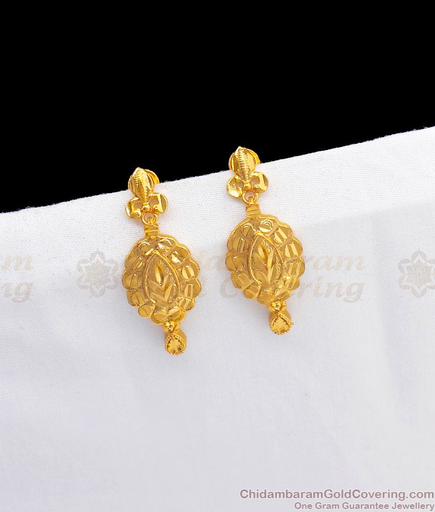Latest Dangler Type Gold Earrings For Party Wear ER2287