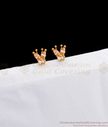 New Arrival Gold Stone Stud Type Gold Earrings For Daily Wear ER2292 New Arrival Gold Stone Stud Type Gold Earrings For Daily Wear ER2292