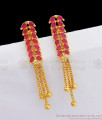 Attractive Full Ruby Stone Dangler Earrings Collections ER2337