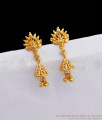 Peacock Earrings Fashion Design Gold Plated Danglers Jewelry Accessories ER2364
