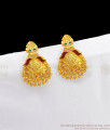  Forming Pattern Gold Earrings Offer Price ER2372