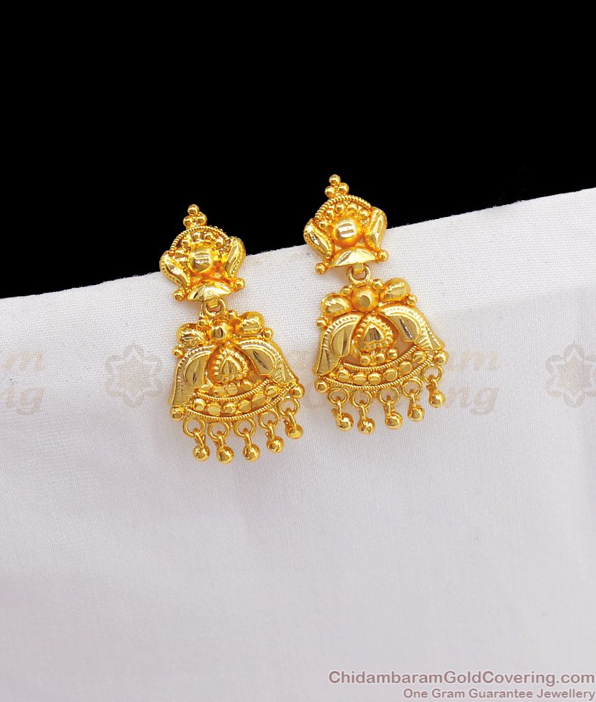 Regular Design Gold Earring Danglers Jewelry Accessories ER2373