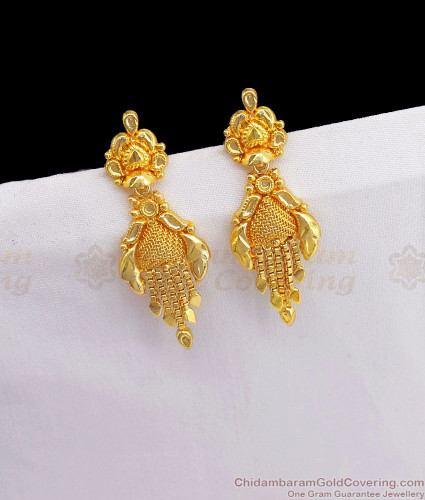 Gold & Diamond Drop Earrings: Effortlessly Elegant For Special Events –  Kisna
