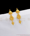 Real Gold Forming Pattern Gold Earrings For Girls ER2394