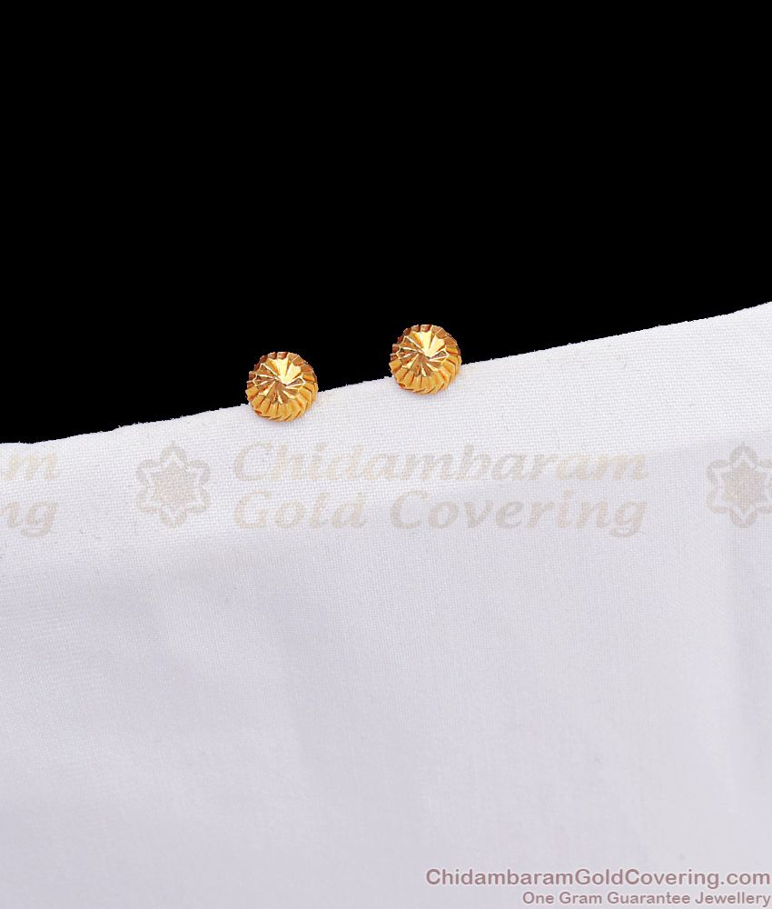 Daily Wear Simple Gold Studs Earrings Jewelry Collections ER2405