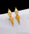 Flower Design Forming Pattern Gold Earring Danglers For Girls ER2407
