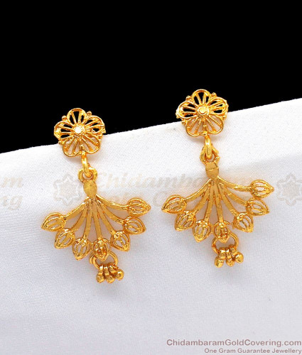 Buy 22k Yellow Gold Earrings With Hanging Beads, Handmade Gold Earrings for  Women, Vintage Antique Design Indian Gold Earrings Jewelry Online in India  - Etsy