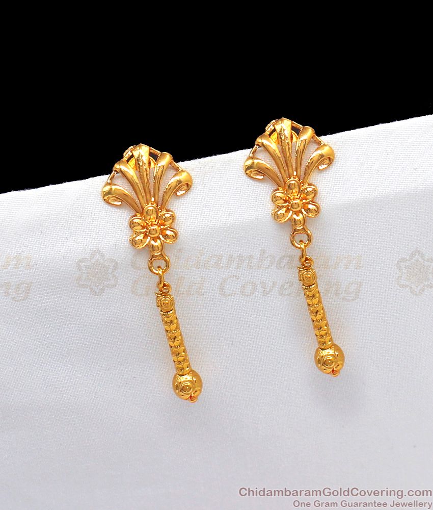 Buy Impon Stone Tops Gold Earrings Designs for Daily Use-calidas.vn