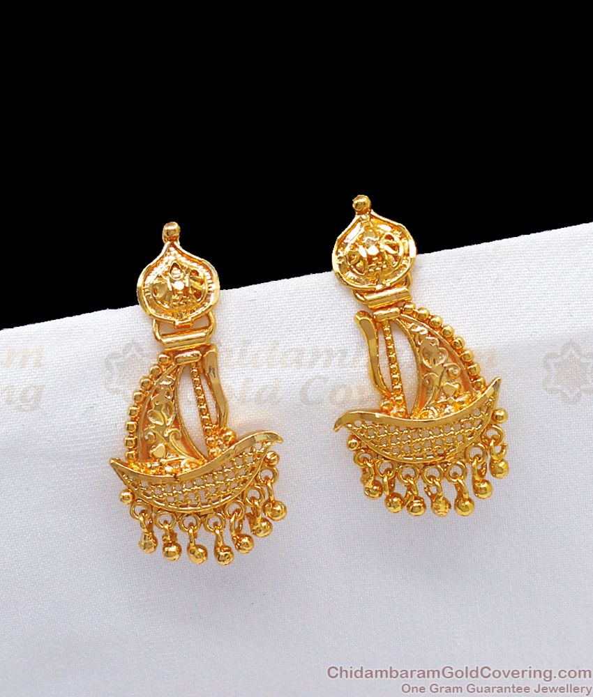 New Yacht Design Gold Earring Danglers Jewelry Collection ER2432