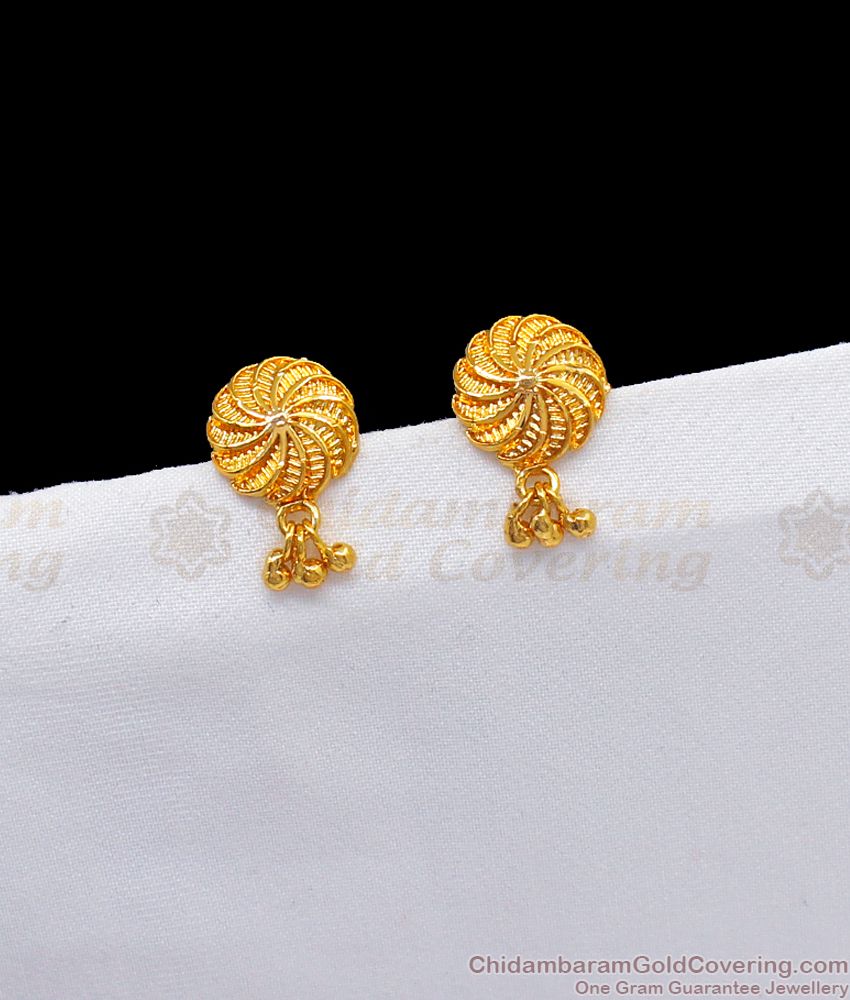 One Gram Gold Earring Stud Type Jewelry Collection ER2434