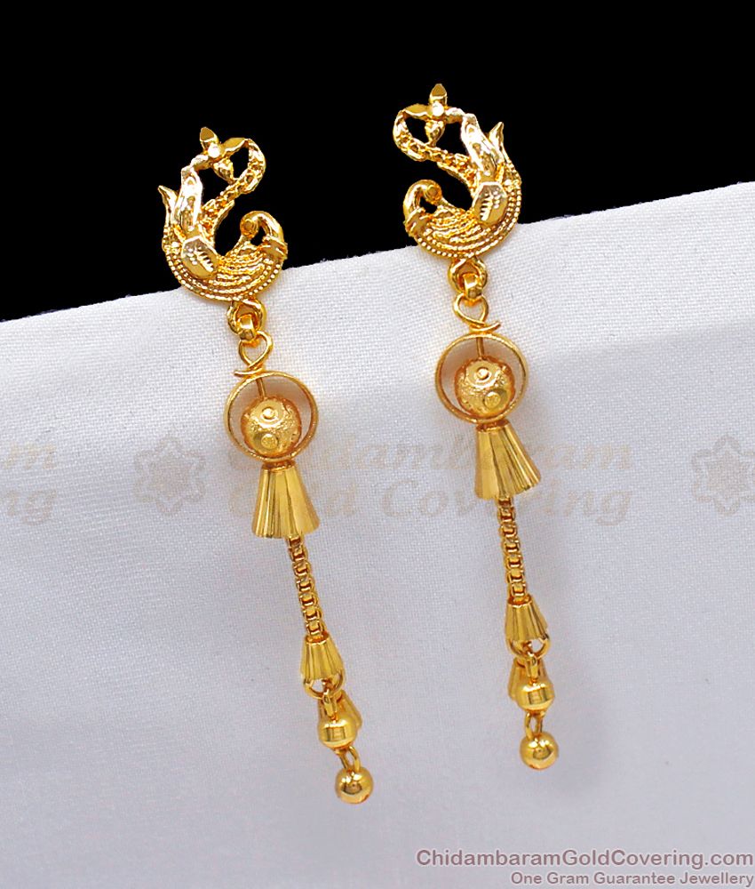 Buy Latest Flower Design Gold Plated Light Weight Earrings Best Price Online