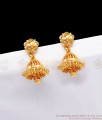 Simple Design One Gram Gold Jhumka Earring Collections Online ER2440