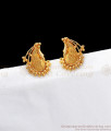 Leaf Pattern Net Design Gold Earrings Jewelry Accessories ER2393