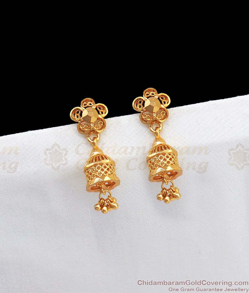 New Collection One Gram Gold Jhumkas Collections Online ER2450