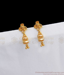 Traditional Small Gold Jhumkas Collections Online ER2457 Traditional Small Gold Jhumkas Collections Online ER2457