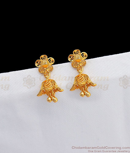 Buy Alluring Rope Type Gold Earrings  GRT Jewellers