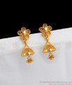 Flower Stud Gold Tone Daily Wear Jhumka Collections Online ER2468